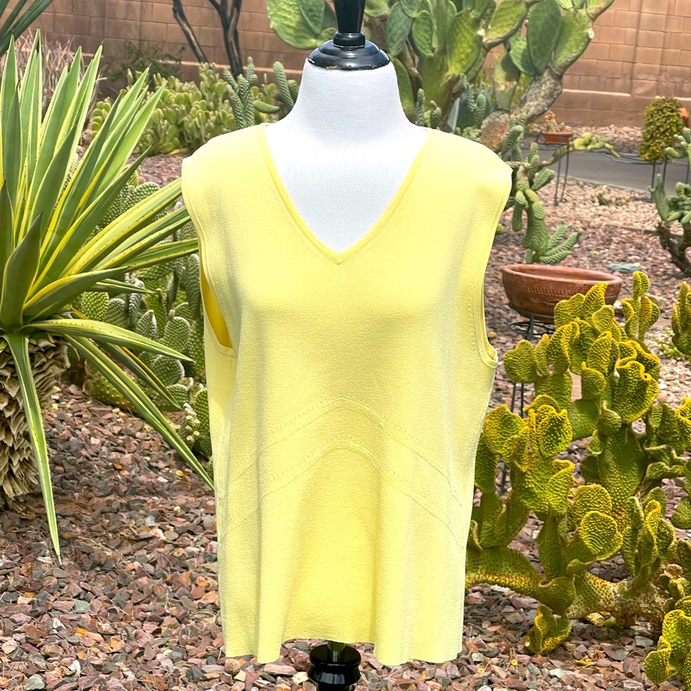 GNW - Light yellow sleeveless top